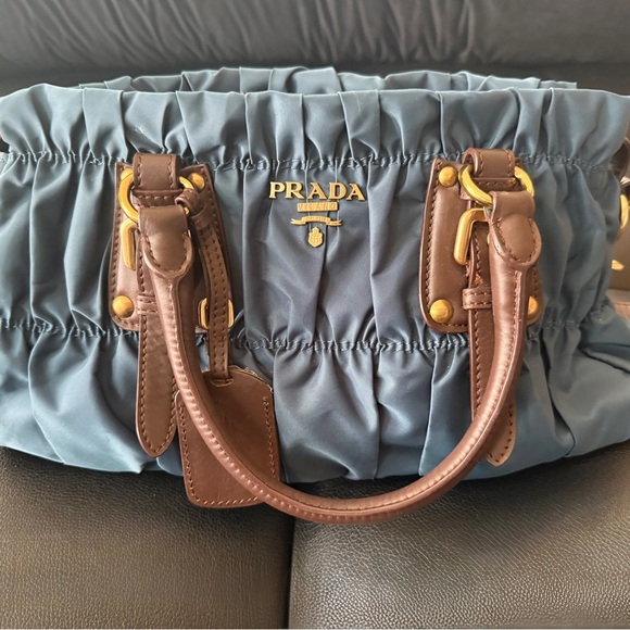PRADA Tessuto Gaufre Nylon Handbag - Picture 1 of 10